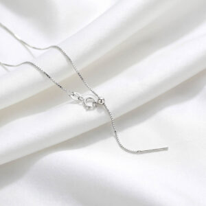 Dây chuyền bạc nam nữ cao cấp sợi trơn basic, tạo thêm phong cách cá tính khi kết hợp với mặt dây chuyền bạc