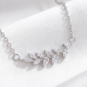 Dây chuyền bạc hình lộc xuân may mắn, nữ trang phong cách Hàn Quốc