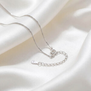 Dây chuyền sợi trơn unisex nam nữ bằng bạc 925 cao cấp, kết hợp với các mặt dây chuyền tạo phong cách riêng