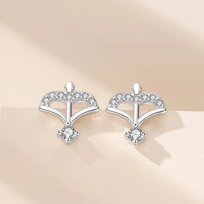 Bông tai bạc cao cấp thiết kế cung Cupid sang trọng, biểu tượng tình yêu, chất liệu bạc 925 bền đẹp, an toàn cho làn da nhạy cảm