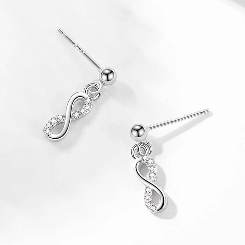 Bông tai bạc cao cấp đẹp Nữ kiểu Vô cùng