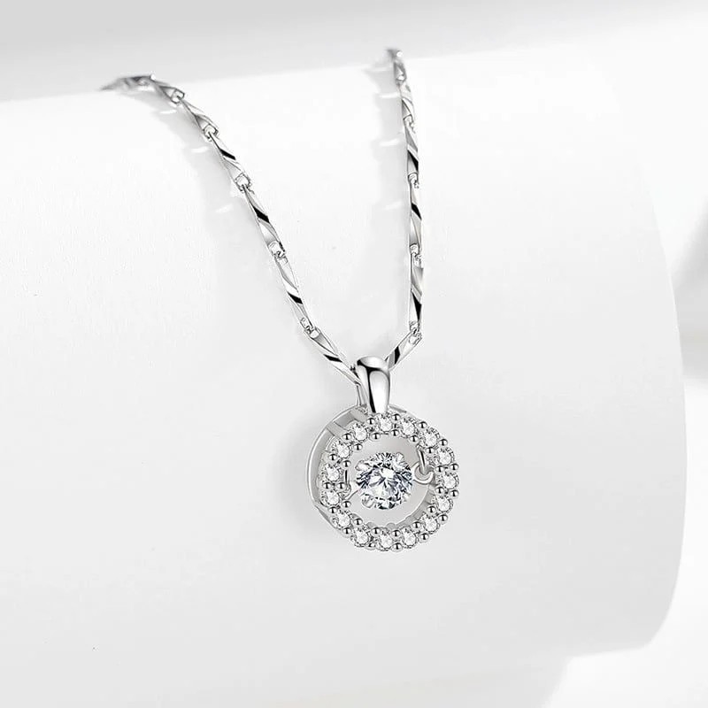 Dây chuyền bạc cao cấp Nữ hình Nhịp đập trái tim